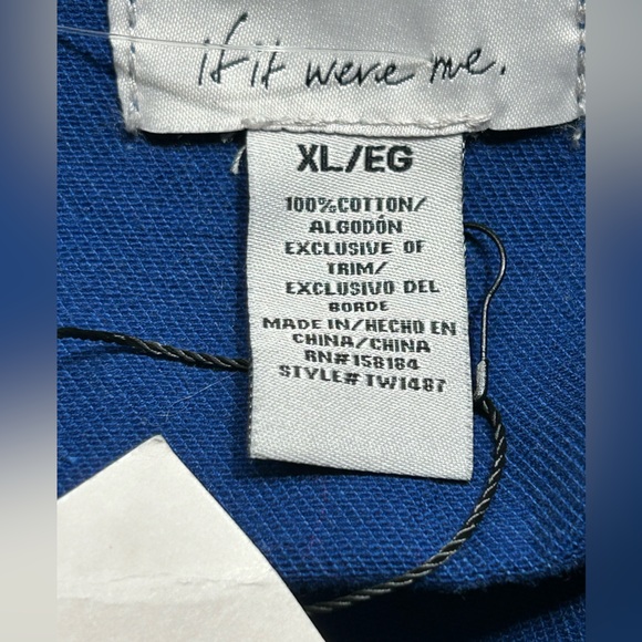 IF IT WERE ME snap front oversized trucker layering utility jacket coat NWT - Picture 8 of 8